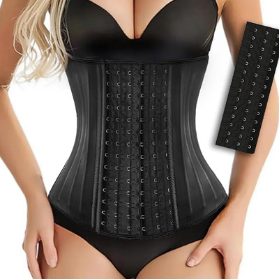Faja Post Parto Reductora De Latex Modeladora Colombiana Color Negro Talla G | Meses sin interés