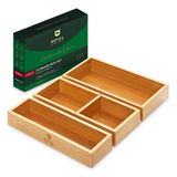 Organizador De Cajones De Bambú De Lujo Royal Craft Wood B..