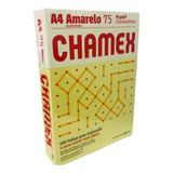 Resma Chamex Papel Color 75 Grs Amarillo (500 Hojas)