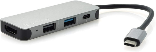 Hub Usb C Verbatim | Usb 3.0/2.0, Hdmi, 60w | Pc