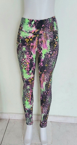 Calça Legging Estampada, Tamanho M.