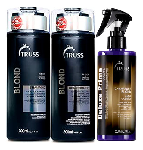 Kit Blond Shampoo+ Condicionador E Uso Obrigatório - Truss