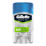 Gel Antitranspirante Gillette Hydra Gel Aloe Barra 45g