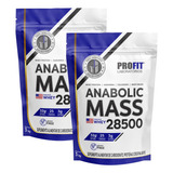 2x Hipercalórico Anabolic Mass 28500 3kg Cada - Profit Labs
