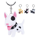 Chaveiro Pet Silicone 3d Cachorro Bull Terrier Shiba Inu