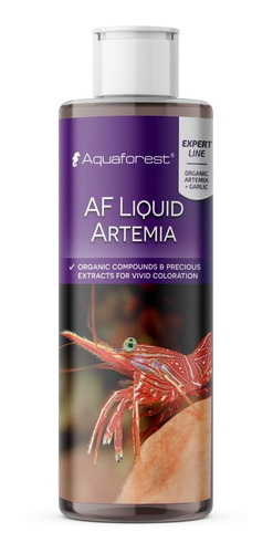 Artemia Liquida 250ml Aquaforest Alimento Peces Reef Discus