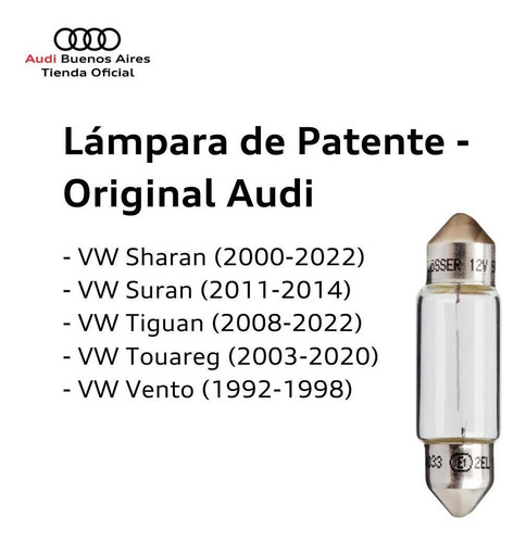 Lmpara De Patente Audi A4 2011 Al 2012 Foto 4