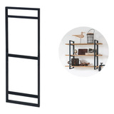 Estructura Modular Mueble Hierro 940mm (1) Negro Ruedamas