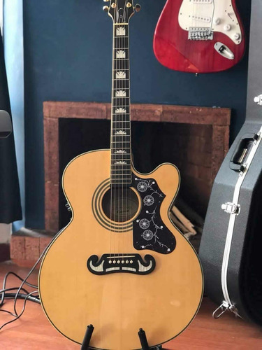 Guitarra Electroacústica EpiPhone Ej200ce Con Estuche Duro