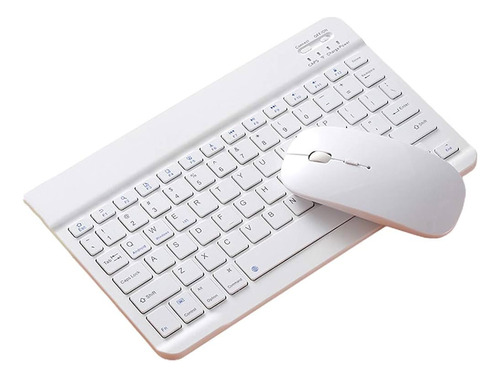 Kit Teclado + Mouse Bluetooth P/ Macbook iPad iPhone Tablet