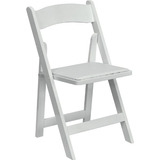 Flash Furniture Serie Hercules Silla De Madera Blanca Con As