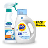 Quitamanchas Desodorante Y Sudor + Detergente Tide 1.36lt