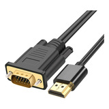 Cable Convertidor 1080p Compatible Hdmi Macho A Vga Ma 1.8m 