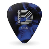 Palheta Celulóide Azul Perolada Média D'addario 1cbup4-10