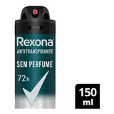 Desodorante Antitranspirante Rexona Men  Sem Perfume 150ml