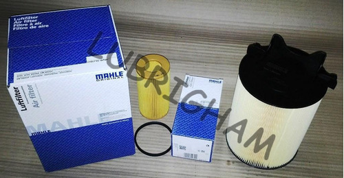 Kit De 3 Filtros Para Audi A1 1.2 Tfsi Mahle Genuine / Mann Foto 2