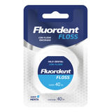 Hilo Dental Con Flúor Encerado Fluordent Floss 40m