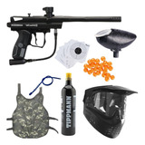 Marcadora Gotcha Paintball Paquete Spyder Aggressor Xtrm P