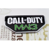 Emblema 3d Ceramica Call Of Duty 4cm X9 Cm White Green