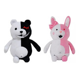 Kit De Pelúcia Monomi E Monokuma Danganropa Urso E Coelho