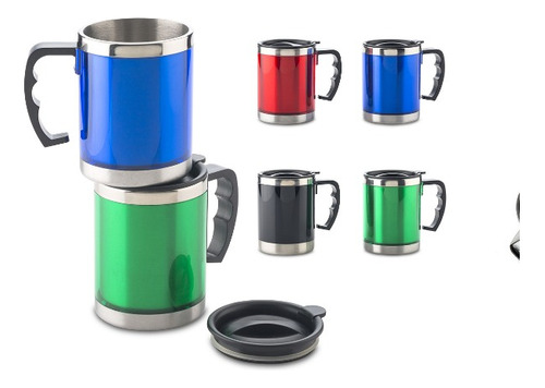 Mug Termico, Tazon Taza Acero Inox Para Te Cafe Ideal Ofi