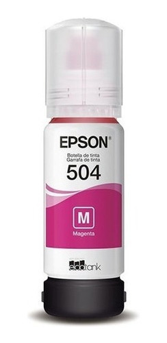 Botella De Tinta Magenta Original Epson 504