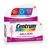 Centrum Mujer X 30 Comprimidos Formula De La A Al Zinc