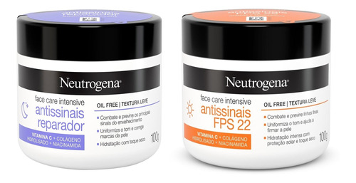 Kit Hidratante Facial Neutrogena Antissinais E Reparador