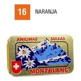Pack 3 Anilinas Montblanc® Cajita Dorada Color 16. Naranja Pack 3