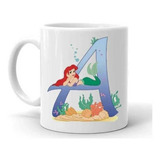 Taza Inicial Disney/princesas En Ceramica