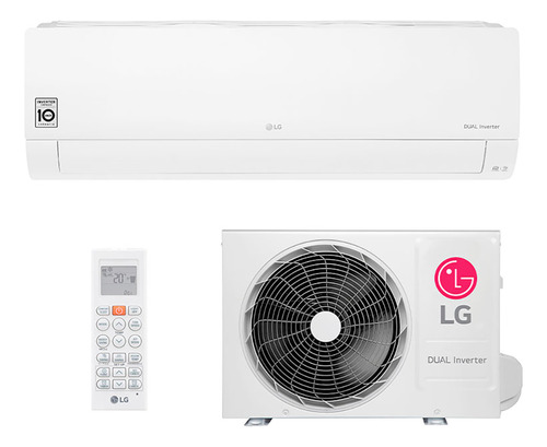 Ar Cond Split Hw Inverter LG Dual Voice 22000 Btus Frio 220v