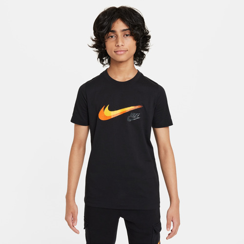 Polera Nike Sportswear Niños Negro