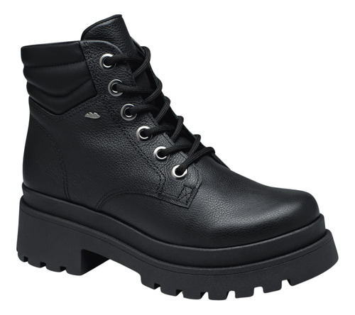 Bota Coturno Feminina Dakota De Couro Legítimo Valais Da391