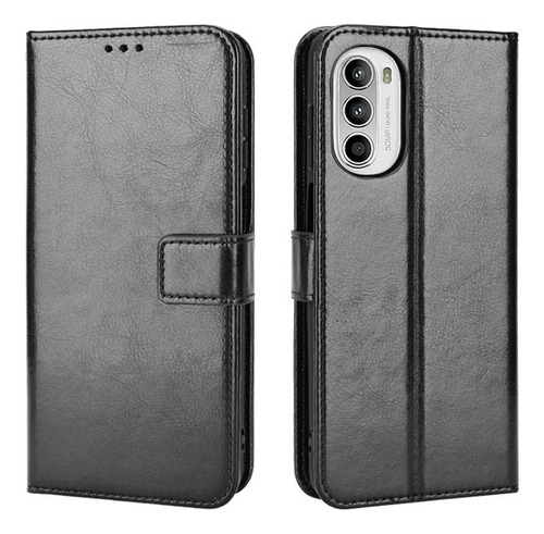 Funda Para Motorola G82 G52 4g 5g De Cuero Flipper Cartera