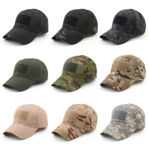 9 Sombreros De Camuflaje Táctico Militar For Hombres