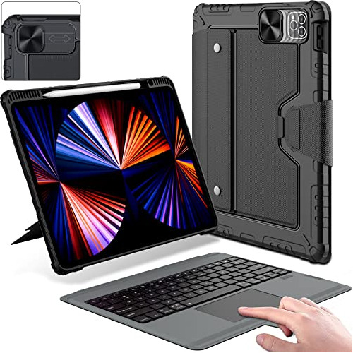 Funda Con Teclado Y Touchpad iPad Pro 12.9 6th/3rd/4th/5th