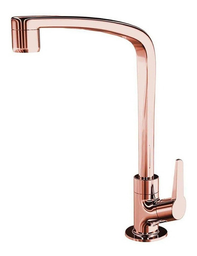 Torneira Cozinha Mesa Lorenzetti Bica Móvel Flatt Rose Gold