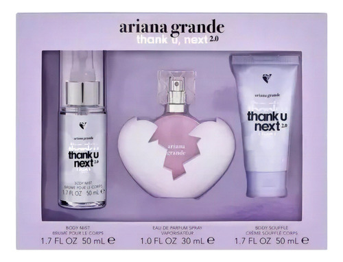 Set Perfume 3 Pzas Ariana Grande Thank U Next 2.0