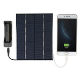 Panel Exterior Para Cargador Solar Usb De Silicio Con Puerto