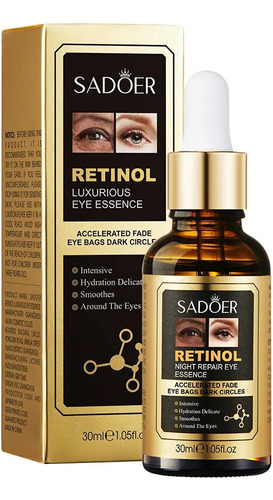 Sérum Antiarrugas Con Retinol Para Ojos Que Mejora La Decolo