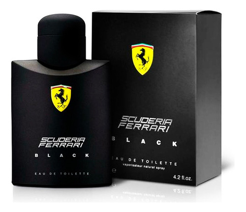 Perfume Ferrari Scuderia Black Edt 125ml Mas Genuíno Lacrado