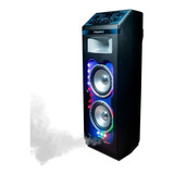 Amplificadora Torre Frahm Effect 1000w Smoke Cor Preto