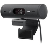 Webcam Logitech Brio 500 Graphite Amr 960-001412 Cor Preta