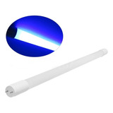 Lâmpada Luz Tubular 10w 60cm Efeito Neon Iluminação Azul