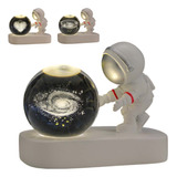 Luz Nocturna Creative Crystal Ball Astronaut 360