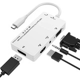 Adaptador Multipuerto De Audio Kkf Usb C A Hdmi Displayport