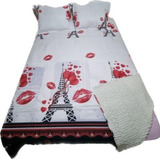 Cubrecama Quilt Sherpa Para Invierno 2p |94