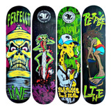 Shape Skate Perfecct Line 7,8'' +lixa Emborrachada Estampada