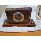 Antiguo Reloj De Mesa Art Deco Para Restaurar Funciona