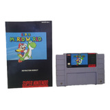 Super Mario World Snes + Manual Completo  100% Originales 